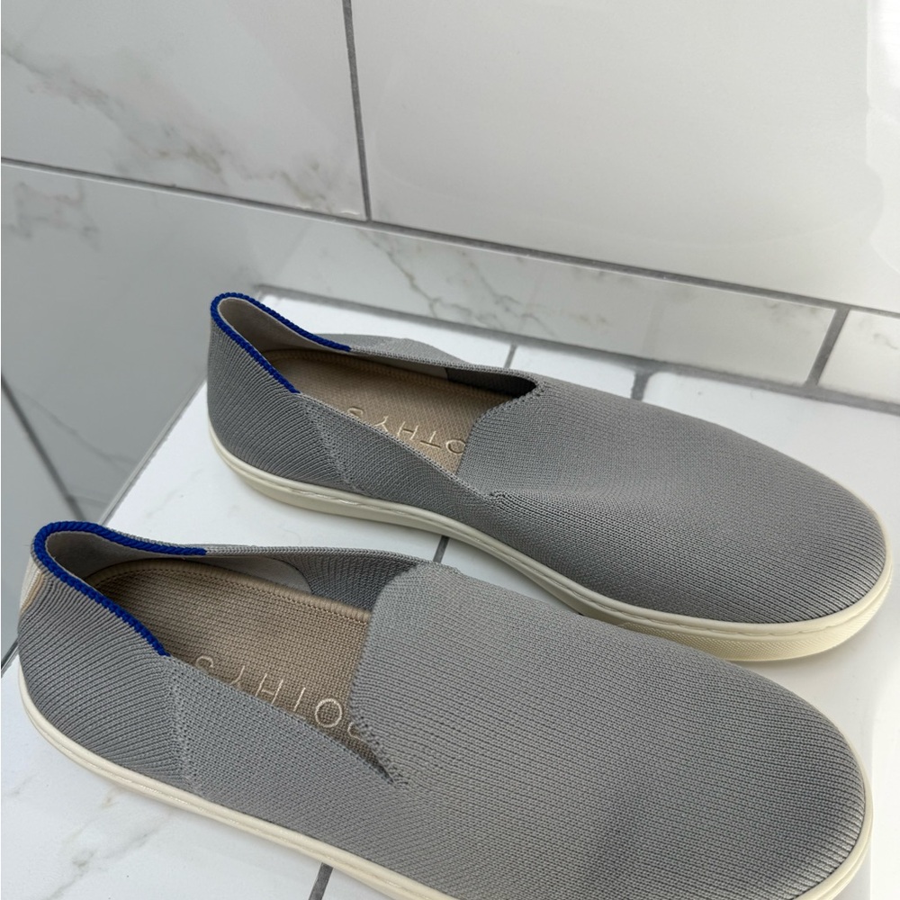 Rothy’s Light Grey Slip-On Women’s Shoes 7.5
